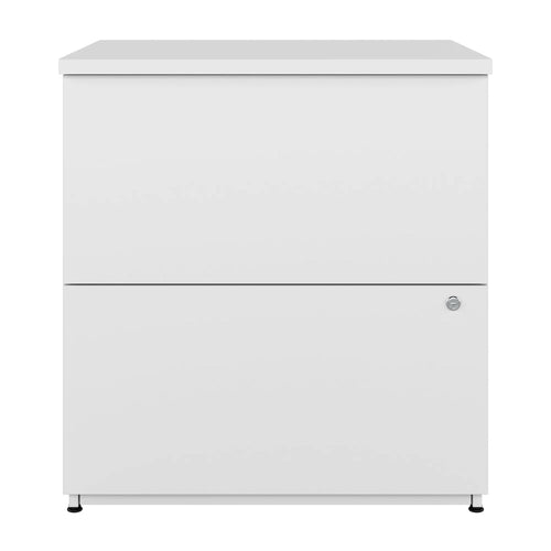 Classeur latéral à 2 tiroirs de 28 po – Charbon/Gris/Argent/Blanc, assemblage à 2 personnes