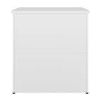Classeur latéral à 2 tiroirs de 28 po – Charbon/Gris/Argent/Blanc, assemblage à 2 personnes