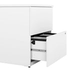 Classeur latéral à 2 tiroirs de 28 po – Charbon/Gris/Argent/Blanc, assemblage à 2 personnes