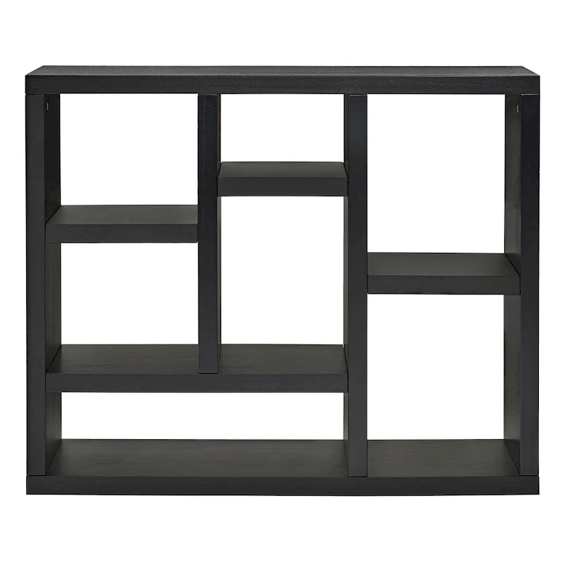 Meuble de rangement 7 cubes noir avec tiroir – Assemblage par 1 personne