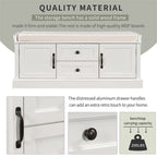 Banc de rangement avec 2 tiroirs et 2 coussins amovibles – 2 places, 5 couleurs