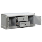Banc de rangement avec 2 tiroirs et 2 coussins amovibles – 2 places, 5 couleurs