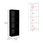 Ensemble de 3 bibliothèques en bois stratifié blanc/multicolore/noir pour 1 à 2 utilisateurs