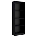 Ensemble de 3 bibliothèques en bois stratifié blanc/multicolore/noir pour 1 à 2 utilisateurs