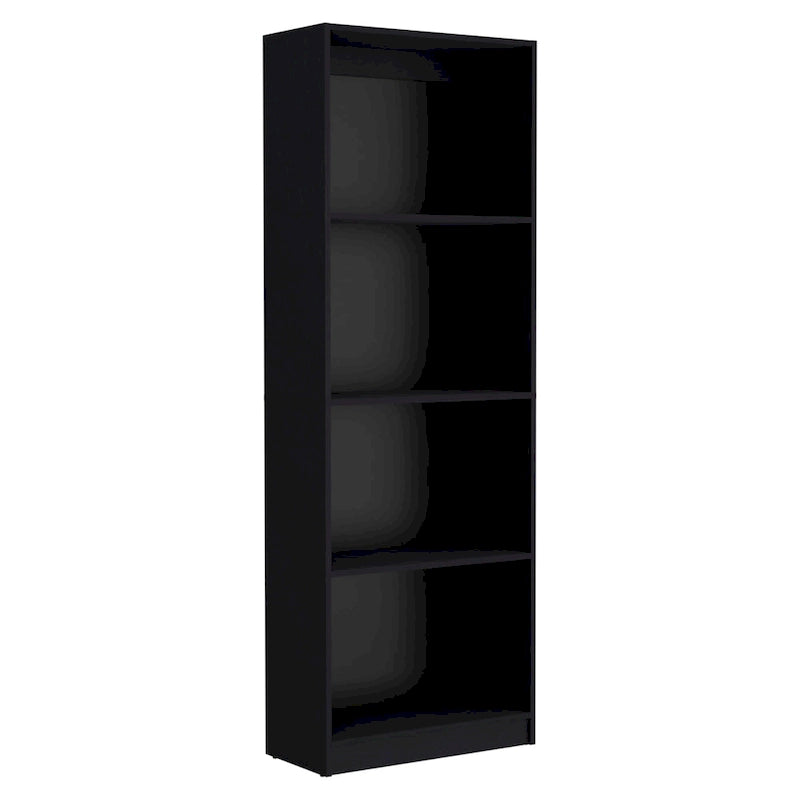 Ensemble de 3 bibliothèques en bois stratifié blanc/multicolore/noir pour 1 à 2 utilisateurs