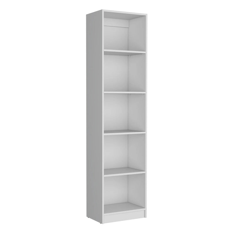 Ensemble de 3 bibliothèques en bois stratifié blanc/multicolore/noir pour 1 à 2 utilisateurs