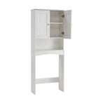 Meuble de rangement WC blanc – Montage 1 personne