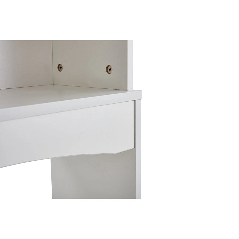 Meuble de rangement WC blanc – Montage 1 personne