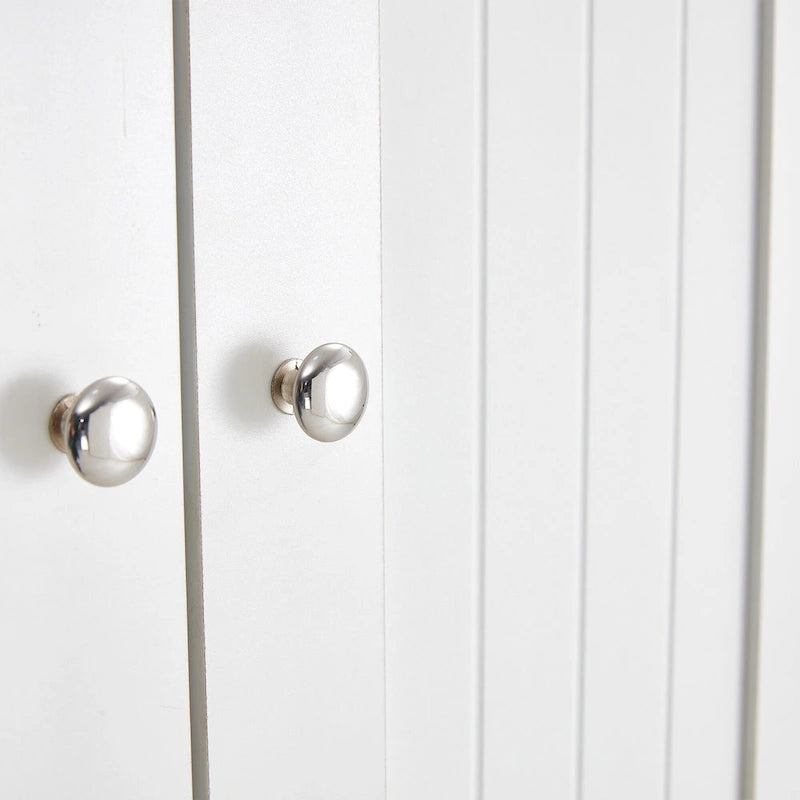 Meuble de rangement WC blanc – Montage 1 personne