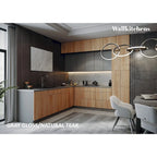 Ensemble d'armoires de cuisine de 2,74 m – Beige / Blanc / Noir / Argent, assemblage à 2 personnes, style moderne