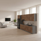 Kitchen Timeless Collection Natural Teak Color Base Size 13Ft Wide - 157x24