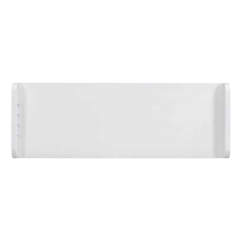 Banc de rangement rustique avec tiroirs en bois naturel blanc/marine/espresso – 1 à 2 places