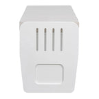 Banc de rangement rustique avec tiroirs en bois naturel blanc/marine/espresso – 1 à 2 places