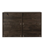Commode de rangement à 6 tiroirs marron/gris/gris foncé – Convient pour 1 personne