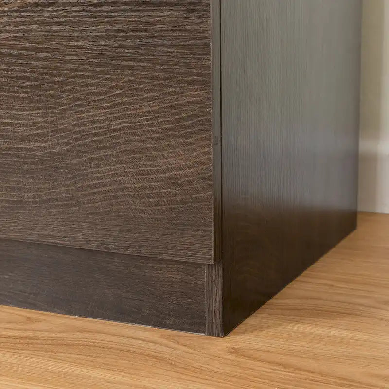 Commode de rangement à 6 tiroirs marron/gris/gris foncé – Convient pour 1 personne