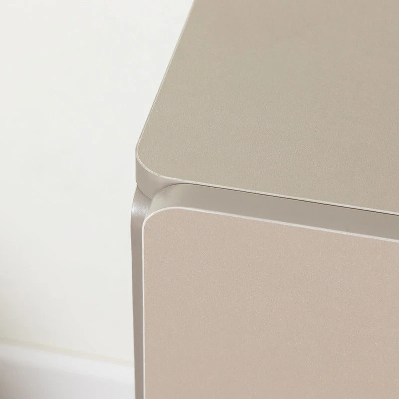 Commode de rangement à 6 tiroirs marron/gris/gris foncé – Convient pour 1 personne
