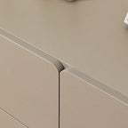 Commode de rangement à 6 tiroirs marron/gris/gris foncé – Convient pour 1 personne