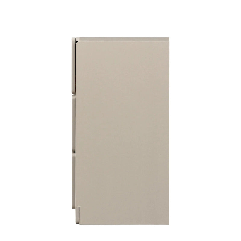 Commode de rangement à 6 tiroirs marron/gris/gris foncé – Convient pour 1 personne