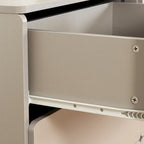 Commode de rangement à 6 tiroirs marron/gris/gris foncé – Convient pour 1 personne