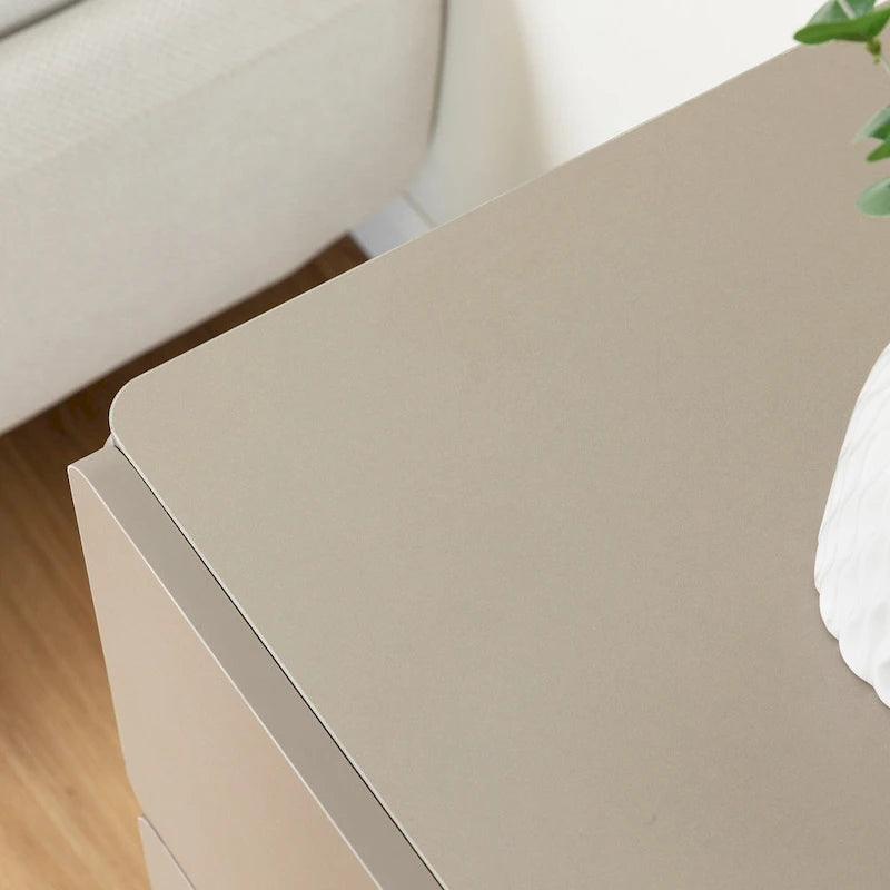 Commode de rangement à 6 tiroirs marron/gris/gris foncé – Convient pour 1 personne