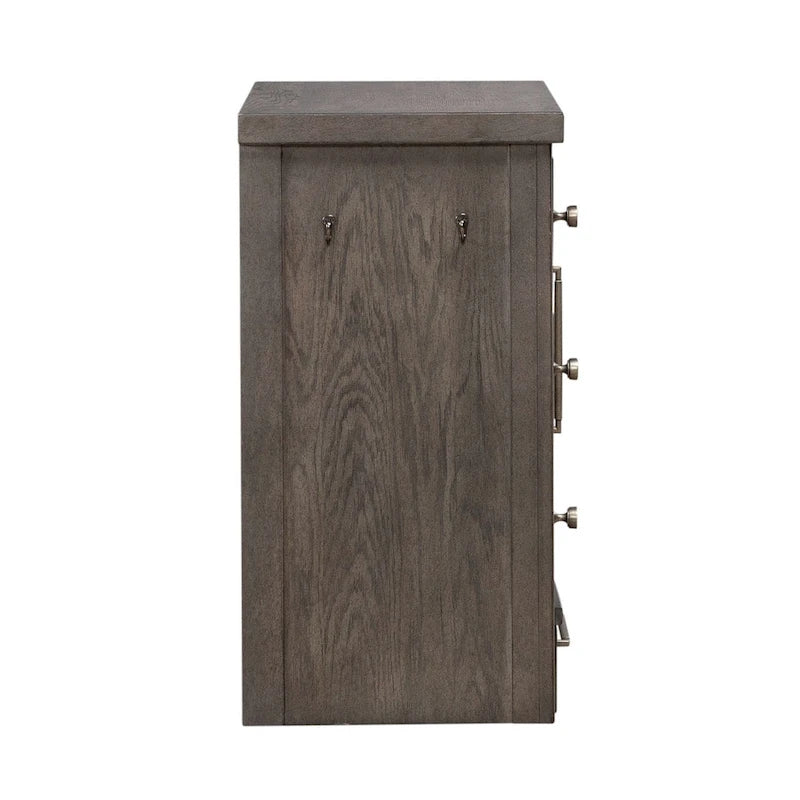 Mangeoire pour animaux avec tiroirs de rangement « Flea Market », blanc/gris anthracite – 1 animal