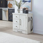 Mangeoire pour animaux avec tiroirs de rangement « Flea Market », blanc/gris anthracite – 1 animal