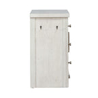 Mangeoire pour animaux avec tiroirs de rangement « Flea Market », blanc/gris anthracite – 1 animal