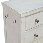 Mangeoire pour animaux avec tiroirs de rangement « Flea Market », blanc/gris anthracite – 1 animal