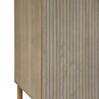 Armoire 2 portes noire et marron clair, MDF, montage par 1 personne