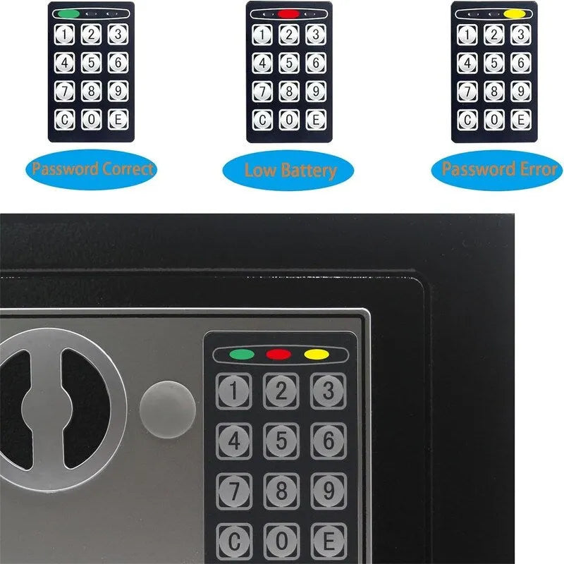 Coffre-fort numérique Blanc / Noir / Bleu / Rose / Rouge / Vert clair – Usage personnel