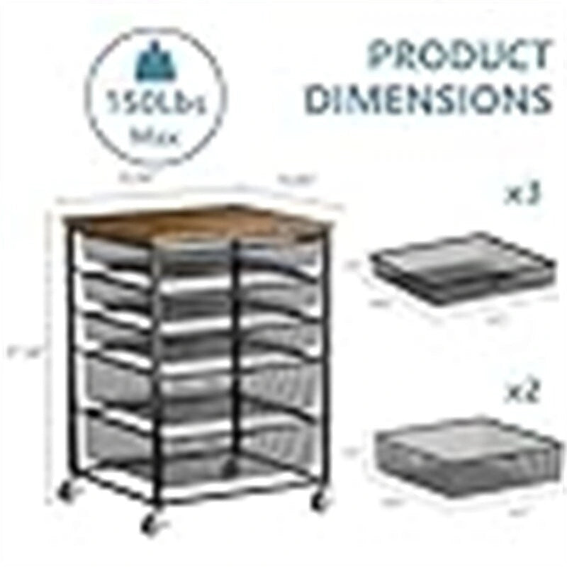 Support d'imprimante avec rangement et station de recharge – Marron / Marron rustique / Blanc, une seule imprimante, 2 prises, 2 ports USB