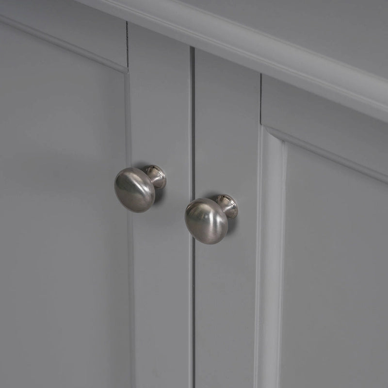 Meuble-lavabo simple vert/blanc/argenté/bleu avec armoire – 1 personne